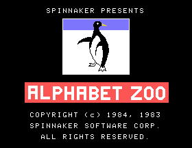 Alphabet Zoo Title Screen